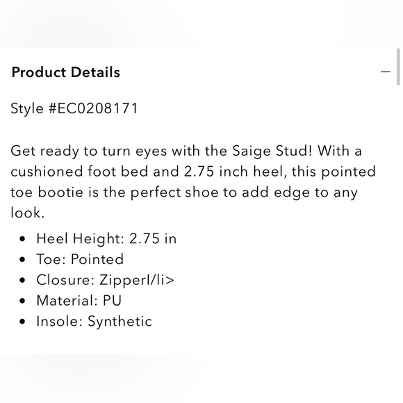 NWT SAM EDELMAN SAIGE STUDDED ANKLE BOOT IN BLACK AND SILVER SIZE 7 - Picture 16 of 16